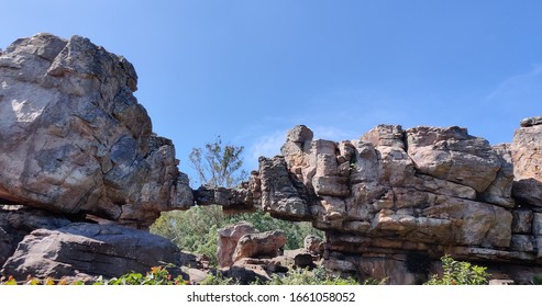 The Shila Thoranam natural rock arch in tirumala