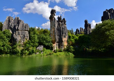 Shilin Stone Forest In Yunnan, China