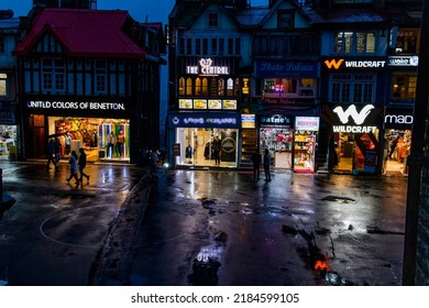 Shimla, Himachal Pradesh, India - 09:09:2021 : Rainfall In Shimla 