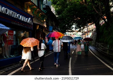 Shimla, Himachal Pradesh, India - 09:09:2021 : Rainfall In Shimla 