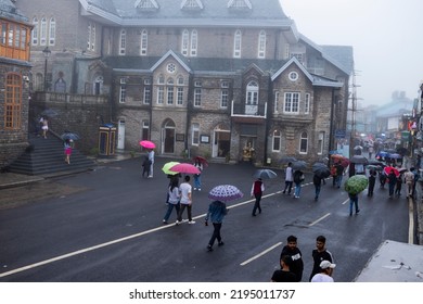 Shimla, Himachal Pradesh, India - 09:09:2021 : Rainfall In Shimla 