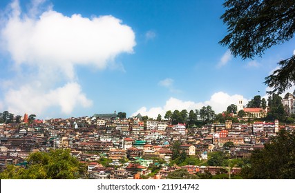 Shimla Town In India 