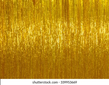  Shimmer Shiny Golden Tinsel Background