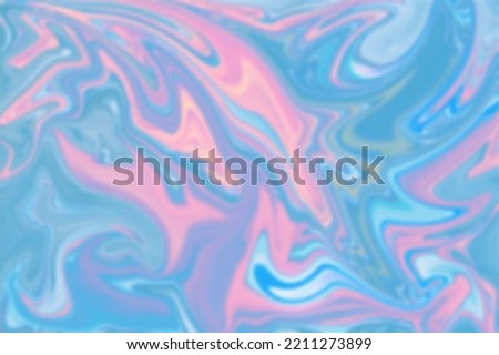 Shimmery Soft Focus Slime Background in Hot Pinks and Blues in Vibrant Swirls and Marbled Background Texture or Photo Filter 