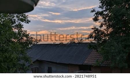 shine, sunset, cloud, summer, spring