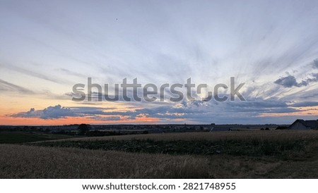 shine, sunset, cloud, summer, spring