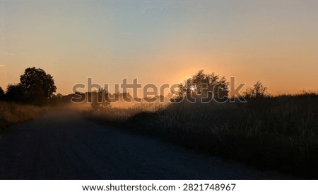 shine, sunset, cloud, summer, spring