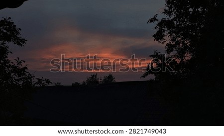 shine, sunset, cloud, summer, spring