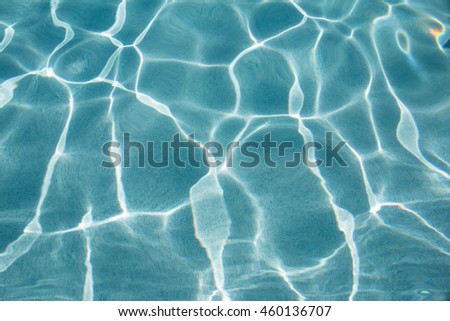 Similar – #A# Poolblau Kunst