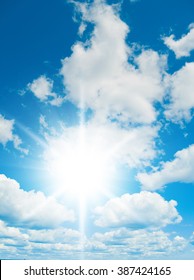 Shining Sunlight Cloudy Outdoor  - Shutterstock ID 387424165