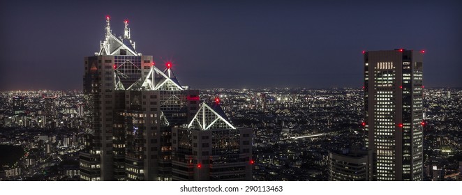 Shinjuku Park Tower By Night