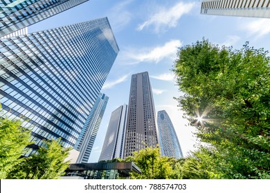 Shinjuku Tall Buildings Group/Shinjuku Is A City In Japan