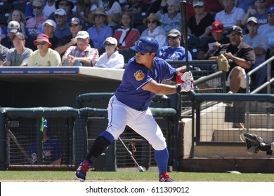 Shin-Soo Choo Right Fielder For The Texas Rangers At Surprise Stadium In Surprise Arizona USA March 24,2017.