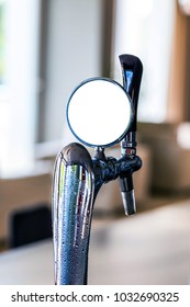 Shiny Beer Taps In Beer Bar