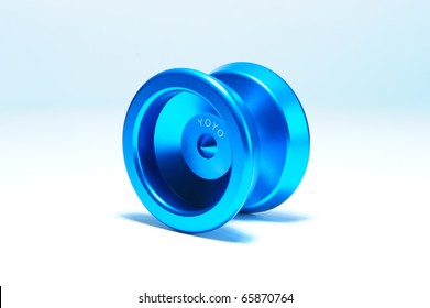 Shiny Blue Yoyo Toy