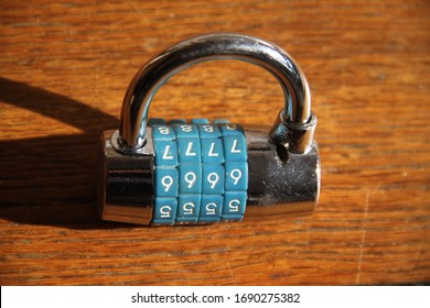 Shiny closed safety code padlock 