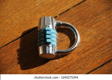Shiny closed safety code padlock 