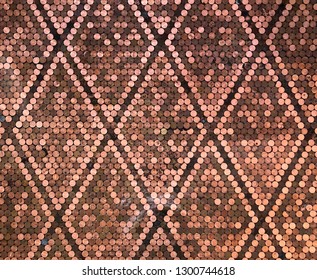 Shiny Copper Penny Floor