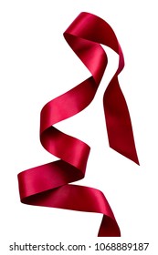 red silk ribbon