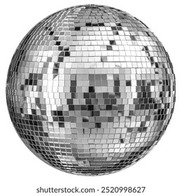 shiny disco ball reflecting light, isolated  transparent background - Powered by Shutterstock