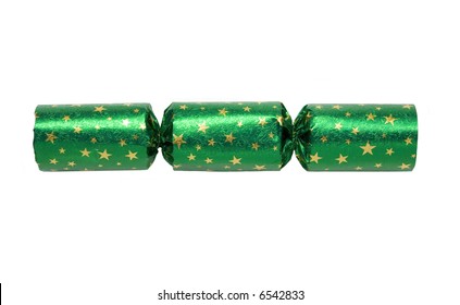 Shiny Green Christmas Cracker