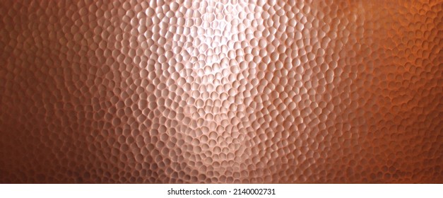 A Shiny Hammered Copper Texture - Shutterstock ID 2140002731