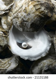 A Shiny Pearl In An Oyster Shell