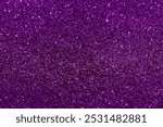 Shiny purple glitter, closeup. Halloween background, bokeh effect