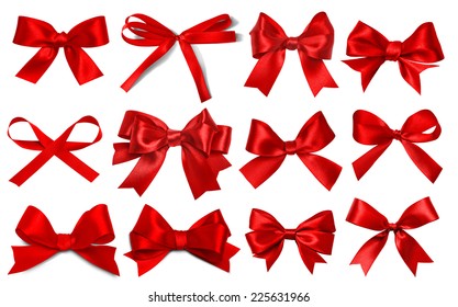 Shiny Red Satin Ribbon On White Stock Photo 116034256 | Shutterstock