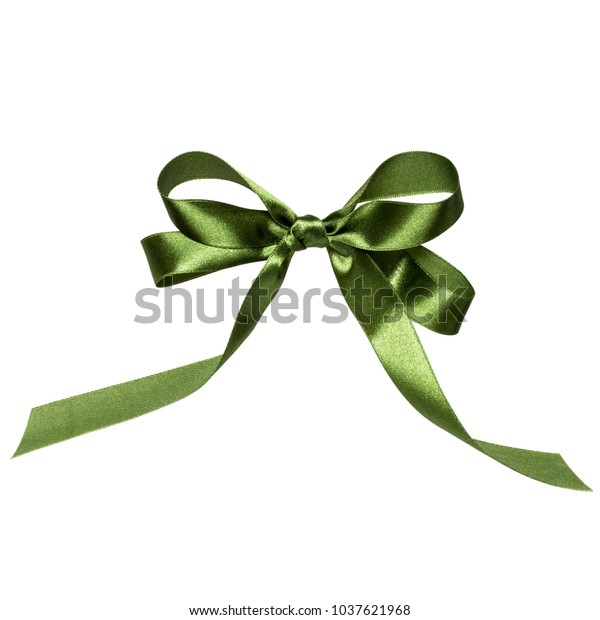 dark green satin ribbon