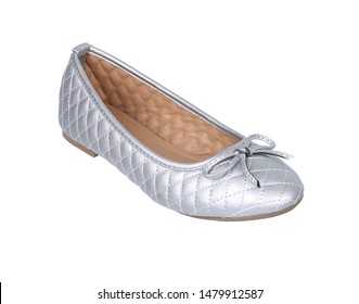 silver diamond flats