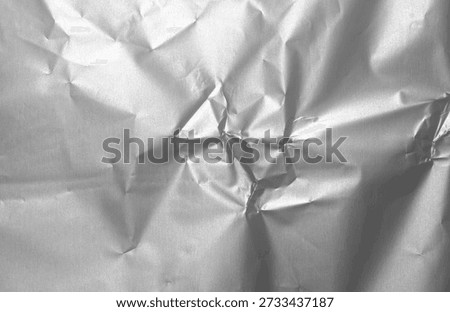 Shiny silver foil background surface