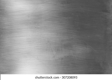 Shiny silver metal surface - Shutterstock ID 307208093