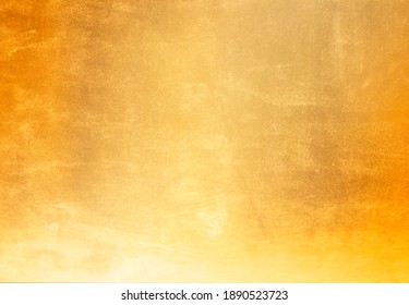 Shiny yellow leaf gold foil texture background - Shutterstock ID 1890523723