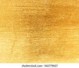 Shiny yellow leaf gold foil texture background - Shutterstock ID 542779027