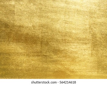 Shiny yellow leaf gold foil texture background - Shutterstock ID 564214618