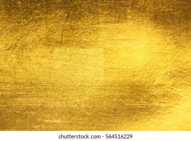 Shiny yellow leaf gold foil texture background - Shutterstock ID 564516229