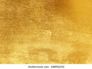 Shiny yellow leaf gold foil texture background - Shutterstock ID 648946192
