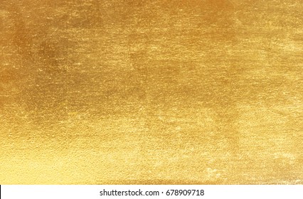 Shiny yellow leaf gold foil texture background - Shutterstock ID 678909718