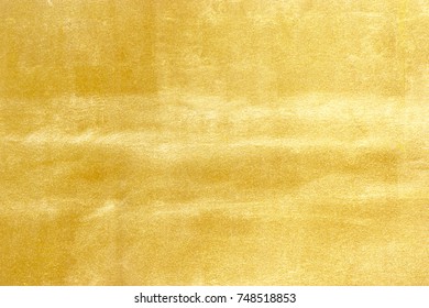 Shiny yellow leaf gold foil texture background - Shutterstock ID 748518853