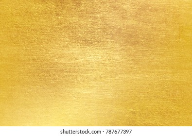 Shiny yellow leaf gold foil texture background - Shutterstock ID 787677397