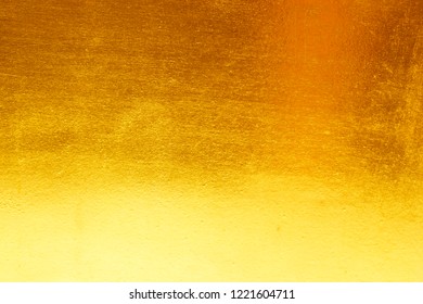 Shiny yellow leaf gold metall texture background - Shutterstock ID 1221604711