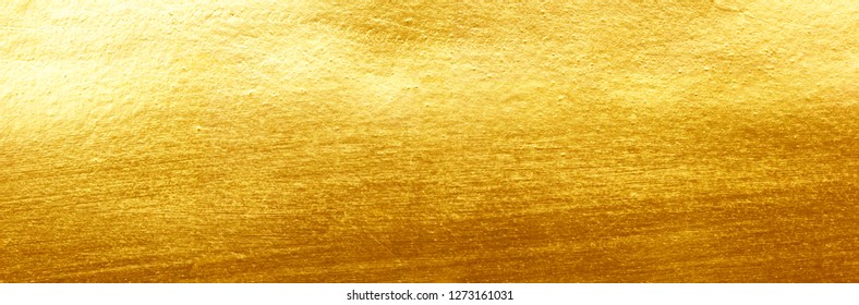 Shiny yellow leaf gold metall texture background - Shutterstock ID 1273161031