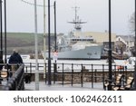 Ship close to completion being built at a shipyard