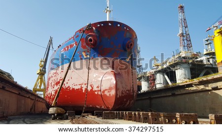 ship coating at drydock