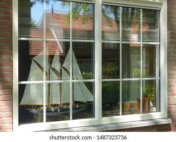 ship model in a window