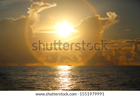 Similar – Image, Stock Photo the downfall Summer Sun