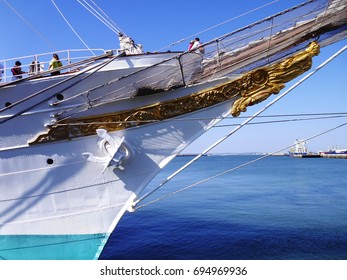 Ship School Juan Sebastian De Elcano In Cadiz Capital, Andalusia. Spain