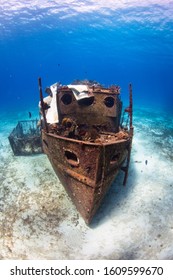 Ship Wreck Underwater Cozumel Mexico