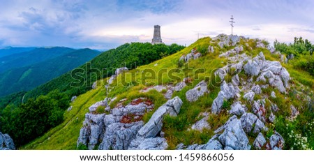 Shipka memorial in the Balkan Mountains of Bulgaria